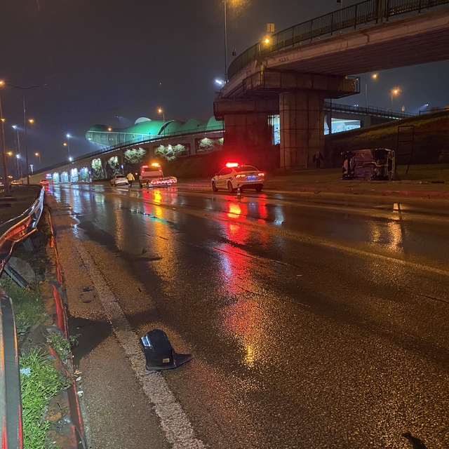 Kontrolden çıkan otomobil takla attı: Sürücü burnu bile kanamadan kurtuldu