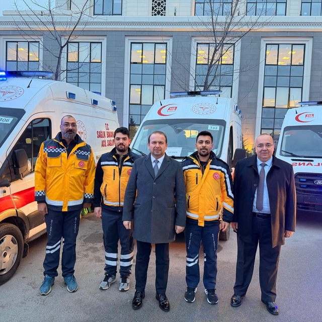 Aydın'a tahsis edilen yeni ambulanslar hizmet için yola çıktı