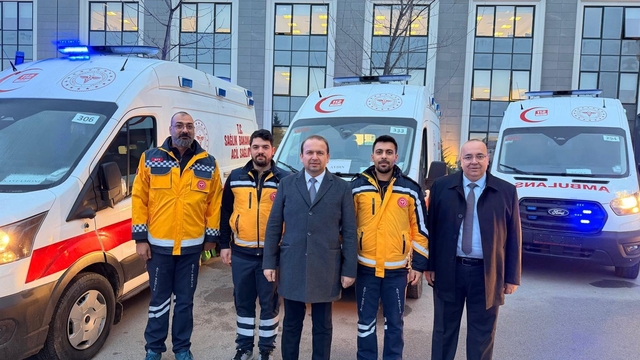 Aydın'a tahsis edilen yeni ambulanslar hizmet için yola çıktı