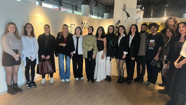 BŞEÜ'lü genç sanatçılar İstanbul'daki prestijli sergide