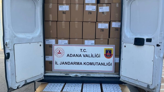 Adana'da 2 milyon 270 bin makaron ele geçirildi