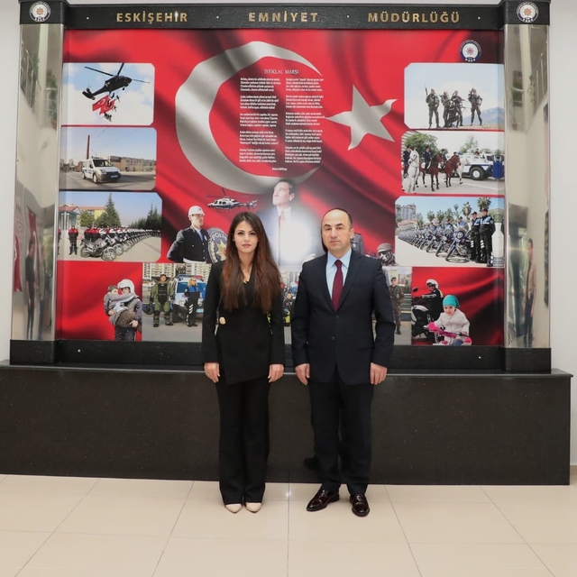 Cumhuriyet Savcısı Nuray Dağdeviren, İl Emniyet Müdürü Yılmaz'ı ziyaret ett...