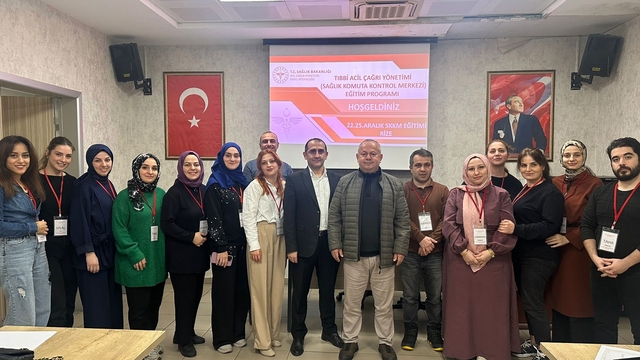 Rize'de "Tıbbi Acil Çağrı Yönetimi" eğitimi düzenlendi