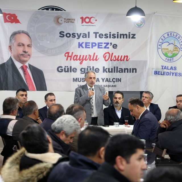 Talas'ın muhtarları Kepez'de buluştu