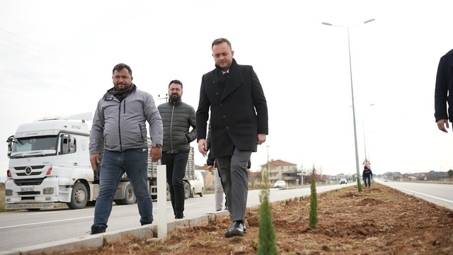 Çivril'de peyzaj çalışmaları devam ediyor