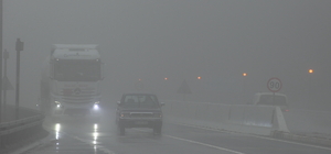 Bolu Dağı geçişinde yağmur ve sis etkili oldu