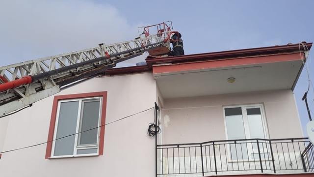 Bucak'ta bacada yangın paniği