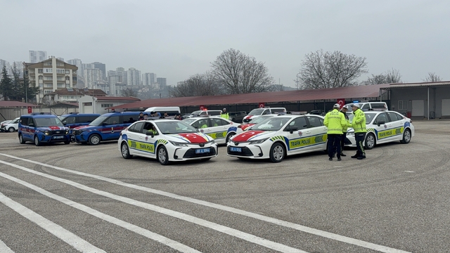 Tokat'ta emniyet ve jandarmaya 79 yeni hizmet aracı