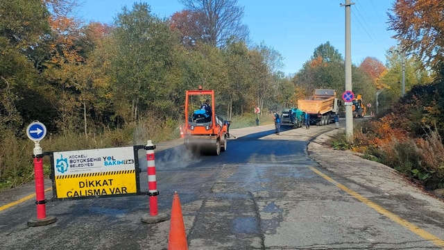 Kış turizminin merkezi Kartepe'nin yolu sezona hazırlandı