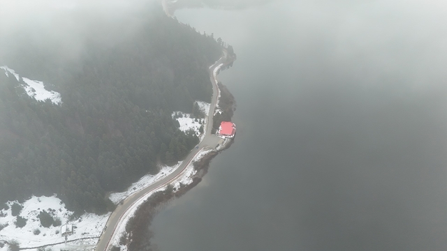 Abant Gölü Milli Parkı'nın kuş bakışı güzelliği