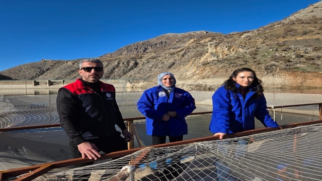 Uludere'de alabalık üretim tesislerine denetim