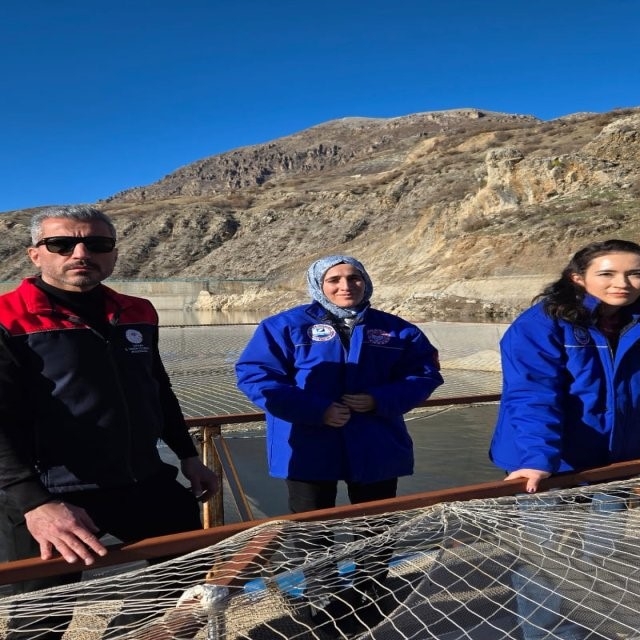 Uludere'de alabalık üretim tesislerine denetim