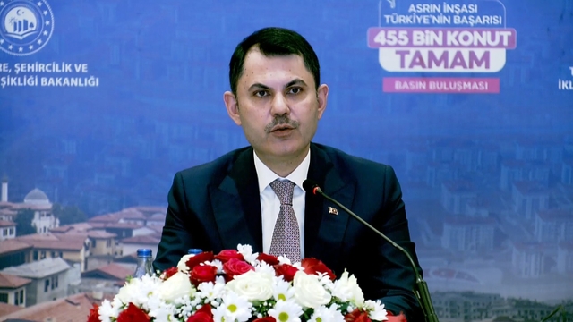 Bakan Kurum: 455 bininci konutumuzun anahtarlarını hak sahibi vatandaşlarımıza vereceğiz