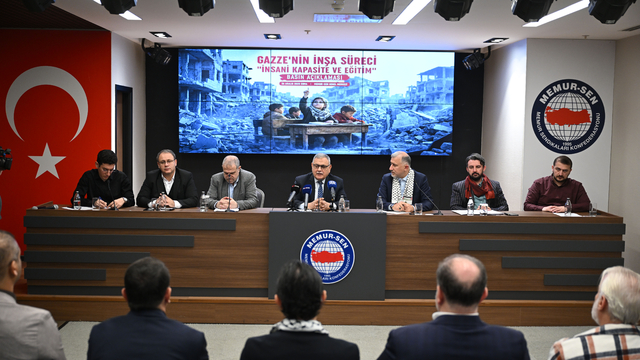 ANFİDAP, Gazze'de eğitim hakkı ihlallerine ilişkin basın toplantısı düzenledi