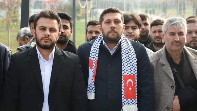 Kilis ve Malatya'da  İsrail'in Gazze'ye yönelik saldırıları protesto edildi