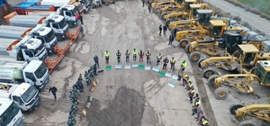 Elazığ Belediyesi karla mücadeleye hazır