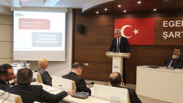 STSO, yılın son meclis toplantısını gerçekleştirdi
Sivas Ticaret ve Sanayi Odası (STSO), 2025 yılının son meclis toplantısını gerçekleştirdi.  Toplantıda STSO'nun 2026 yılı bütçesi meclisten geçti.