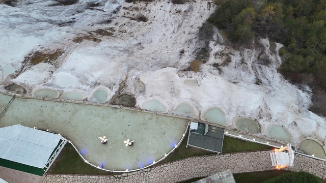 "Bolu'nun Pamukkalesi"nde kış sessizliği