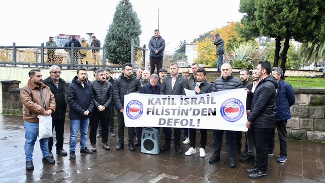 Karadeniz'de TÜGVA'dan 1 Ocak'ta düzenlenecek Filistin eylemi için destek çağrısı