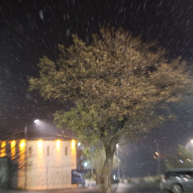 Harput'ta kar yağışı başladı