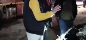 Osmaniye'de park halindeki otomobilde yangın