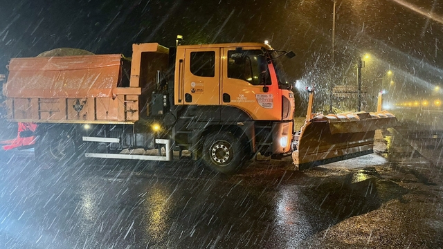 Bolu Dağı'nda kar yağışı başladı