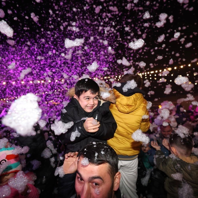 Kış festivalinde eğlence hız kesmeden devam ediyor