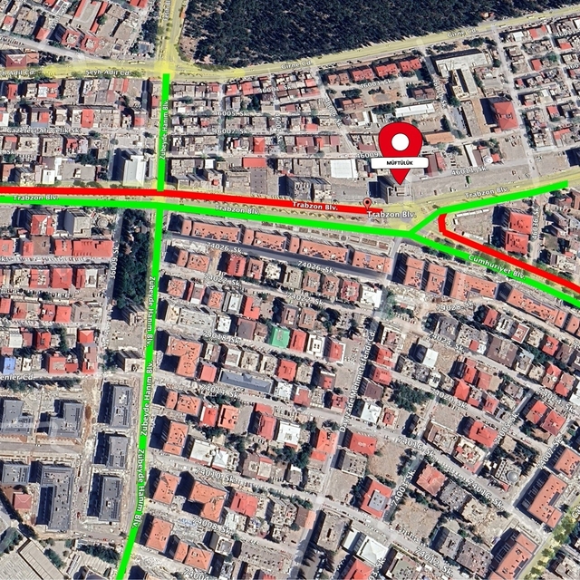 Kahramanmaraş'ta Trabzon Bulvarı'nda geçici trafik düzenlemesi yapıldı