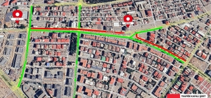 Kahramanmaraş'ta Trabzon Bulvarı'nda geçici trafik düzenlemesi yapıldı