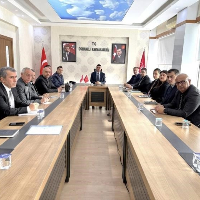 Osmaneli'nde İlçe İdare Şube Başkanları Toplantısı yapıldı