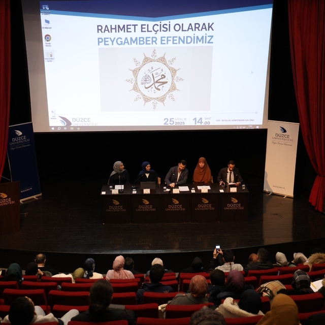 Fakülte öğrencileri, Peygamber Efendimizi anlattı: "Peygamber sevgisi ailed...