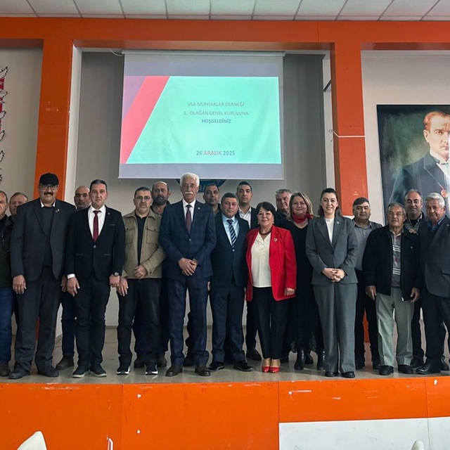 Ula Muhtarlar Derneği Başkanı Bavut güven tazeledi