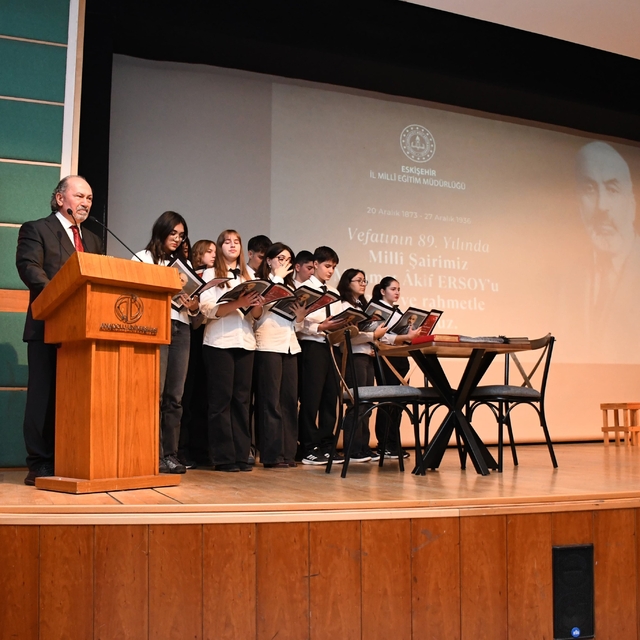 'Mehmet Âkif Ersoy'u Anma Programı' düzenlendi