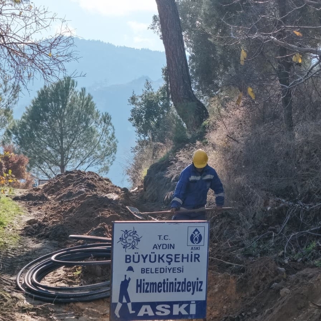 Nazilli ve Bozdoğan'da altyapı çalışmaları sürüyor