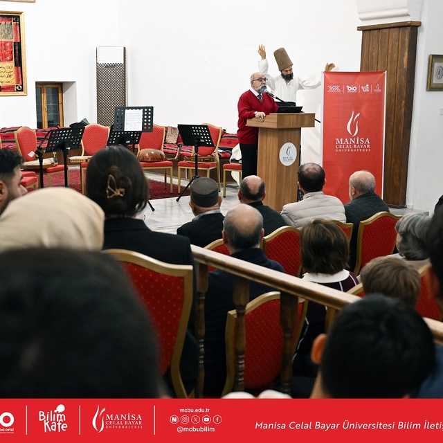 MCBÜ Bilim Kafe'de, Tasavvuf Musikisi Eşliğinde Mevlâna ve Mevlevîlik konuş...