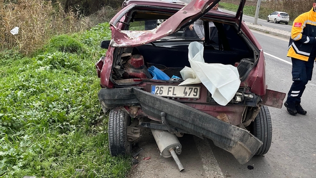 Muratlı Sanayi Sitesi önünde trafik kazası: 1 yaralı