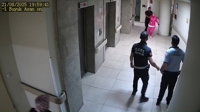 Boşanma aşamasındaki eşini hastanede kovalayıp, vurmuştu; görüntüleri ortaya çıktı