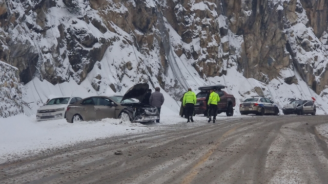Kütahya'da kar yağışı (2)