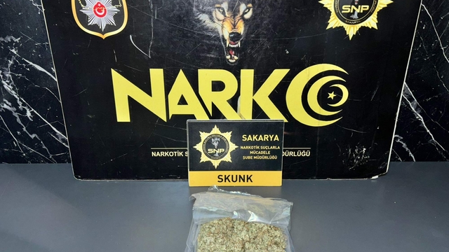 Sakarya'da düzenlenen operasyonda 350 gram sentetik uyuşturucu ele geçirildi