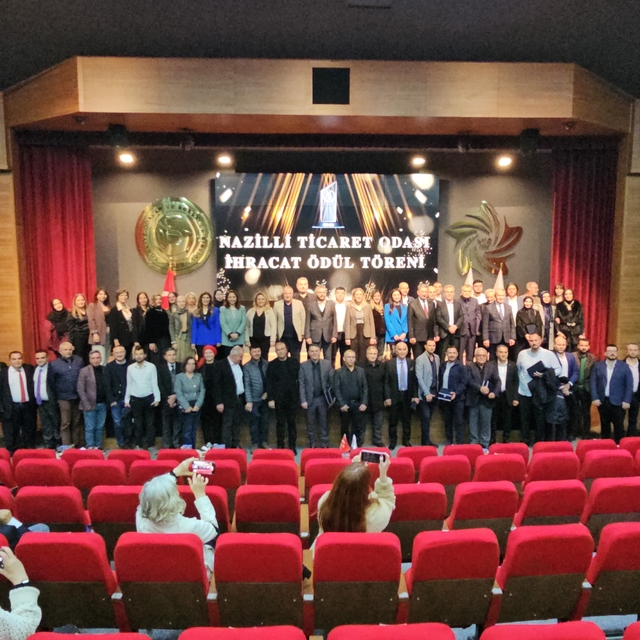 Nazilli Ticaret Odası'nın başarılı ihracatçıları ödüllendirildi