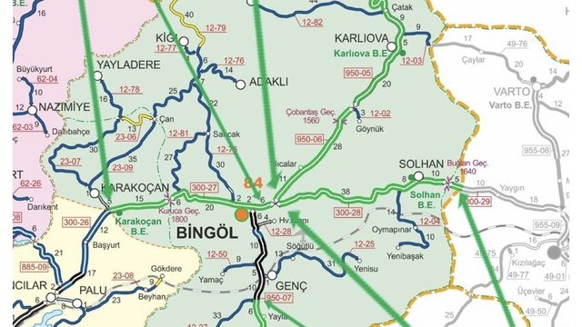 Bingöl'de tır trafiğine kapanan yollar açıldı