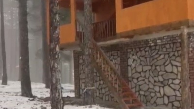 Amanoslar'da kışın ilk habercisi: Zorkun Yaylası beyaza büründü