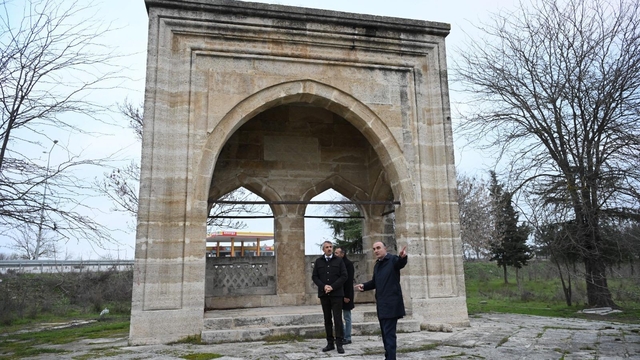 Edirne'de köprü kalıntılarının bulunduğu alan ok meydanı ve yağlı güreş sahası olacak