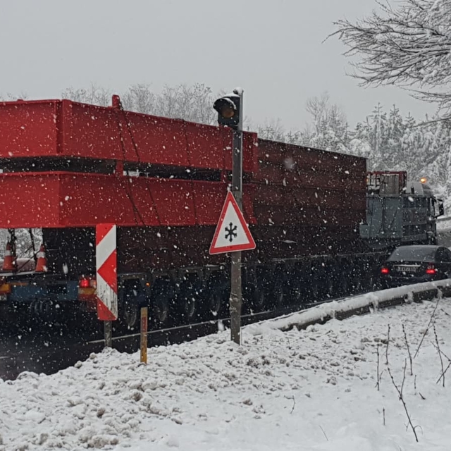 Bolu Dağı geçişinde yoğun kar yağışı (2)