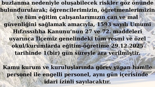 Beytüşşebap'ta eğitime kar engeli