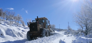 Bingöl'de 20 köy yolu kardan kapandı (2)