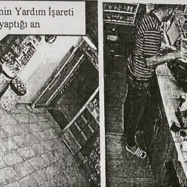 Öldürüldüğü öne sürülen Hatice'nin, markette el işaretiyle yardım istediği...