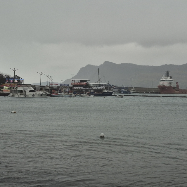 Doğal gaz sondaj çalışmasında görevli gemiler Amasra Limanı'na sığındı
Kara...
