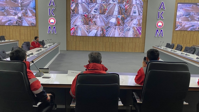 Van'da kar yağışı AKOM'da anlık takip ediliyor