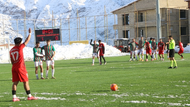 Hakkari Zapspor, konuk ettiği Doğubayazıt ekibini yendi